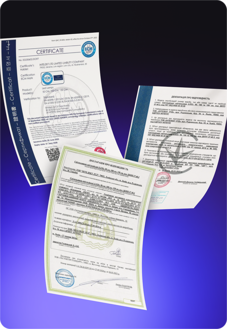Сертифікати якості